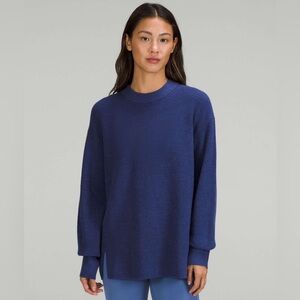Lululemon Merino Wool-Blend Ribbed Crewneck Sweater